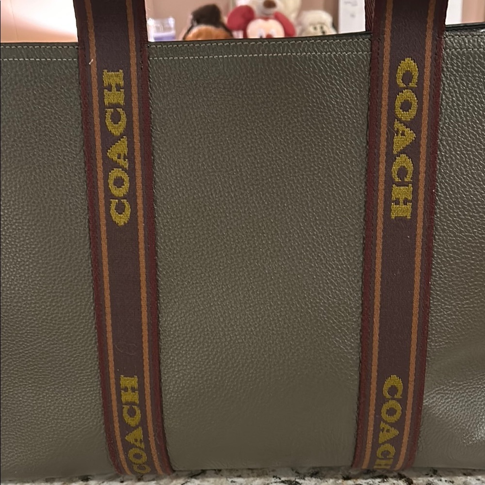 Coach Olive Green Men's Bag